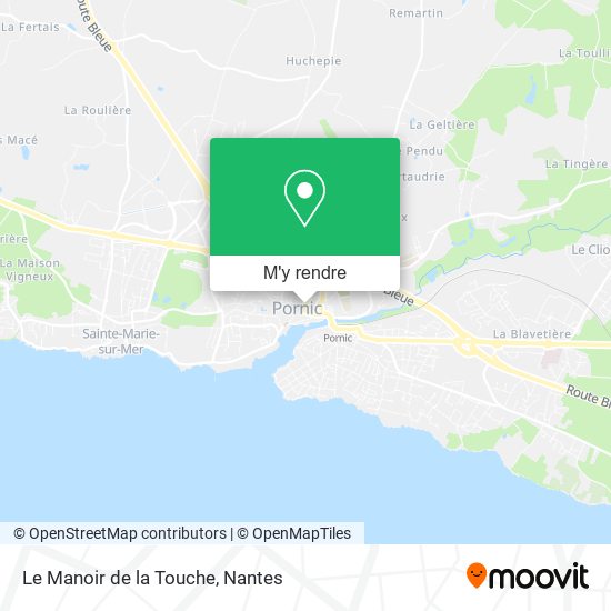 Le Manoir de la Touche plan