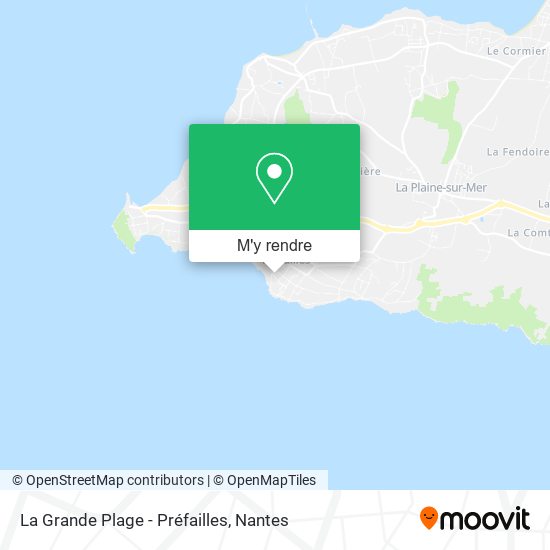 La Grande Plage - Préfailles plan