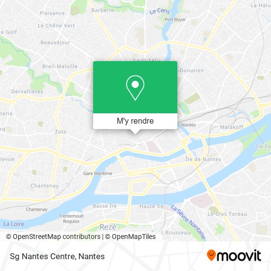Sg Nantes Centre plan
