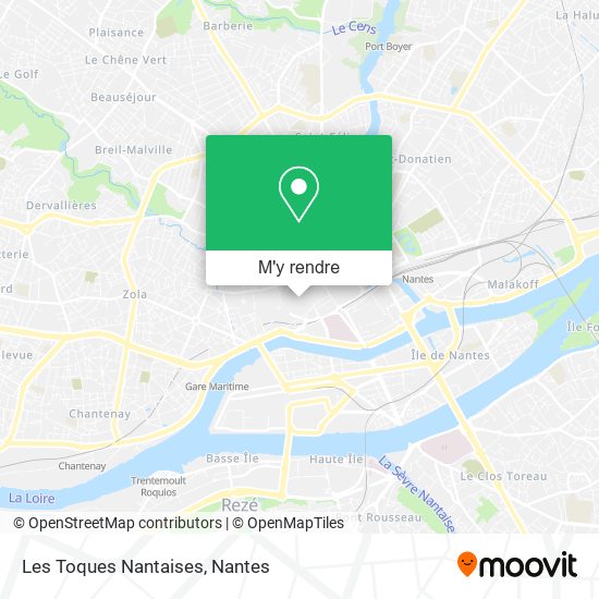 Les Toques Nantaises plan