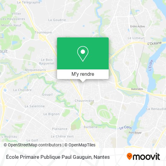 École Primaire Publique Paul Gauguin plan