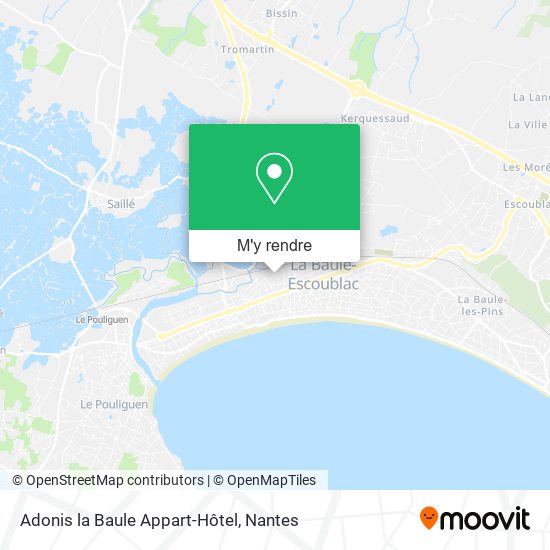 Adonis la Baule Appart-Hôtel plan