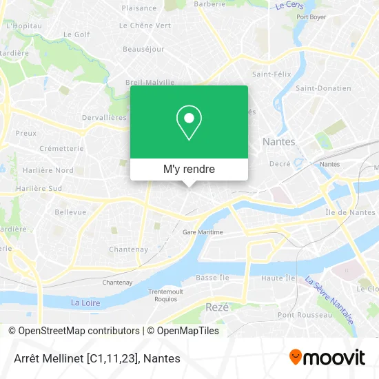 Arrêt Mellinet [C1,11,23] plan