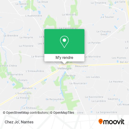 Chez Jo' plan