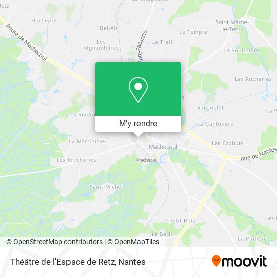 Théâtre de l'Espace de Retz plan