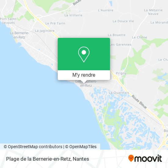 Plage de la Bernerie-en-Retz plan