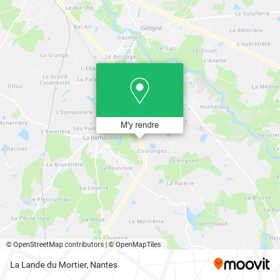 La Lande du Mortier plan