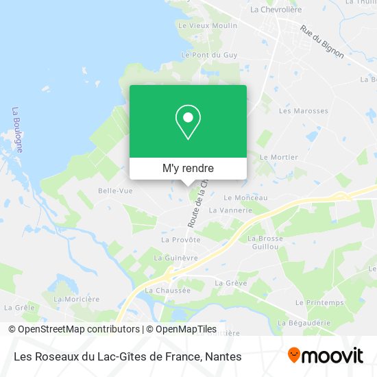Les Roseaux du Lac-Gîtes de France plan