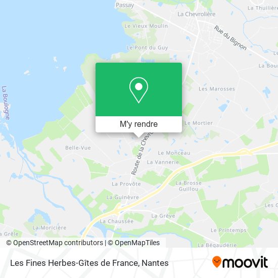 Les Fines Herbes-Gîtes de France plan