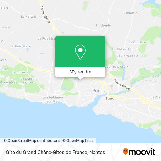Gîte du Grand Chêne-Gîtes de France plan