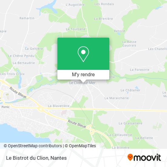 Le Bistrot du Clion plan