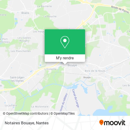 Notaires Bouaye plan