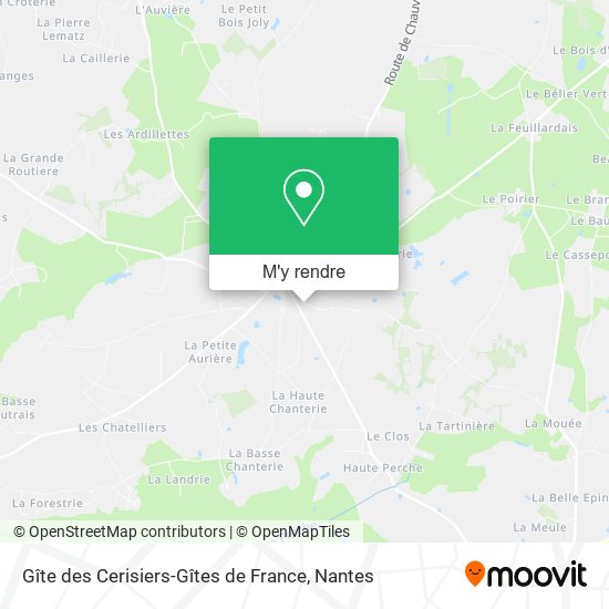 Gîte des Cerisiers-Gîtes de France plan