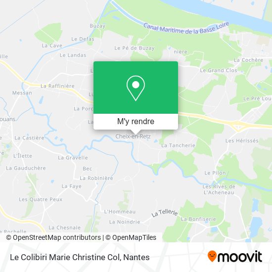 Le Colibiri Marie Christine Col plan