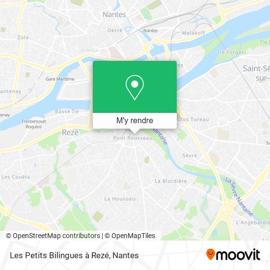 Les Petits Bilingues à Rezé plan