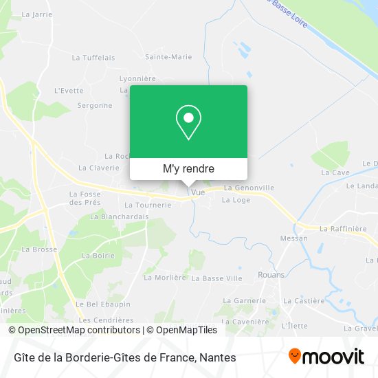 Gîte de la Borderie-Gîtes de France plan