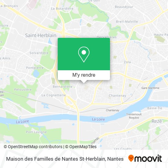 Maison des Familles de Nantes St-Herblain plan