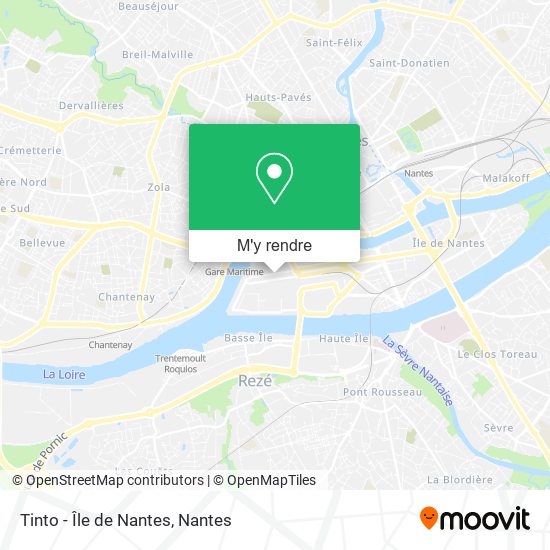 Tinto - Île de Nantes plan