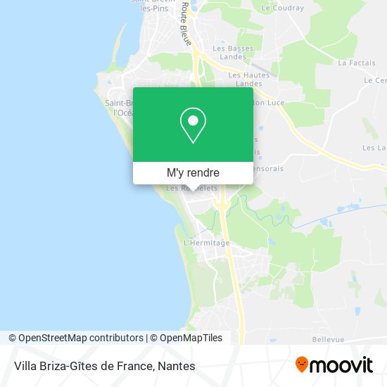 Villa Briza-Gîtes de France plan