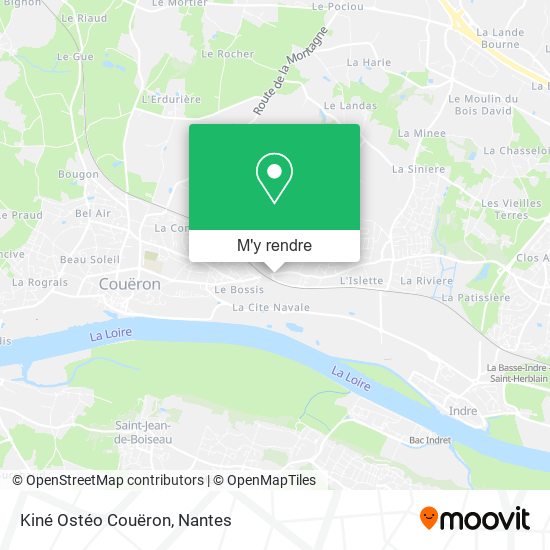 Kiné Ostéo Couëron plan