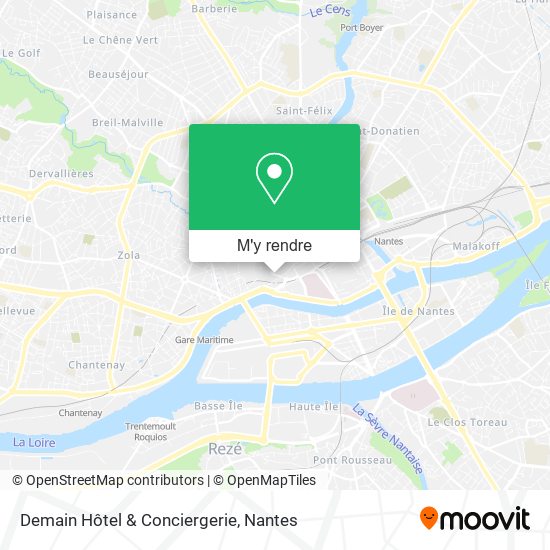 Demain Hôtel & Conciergerie plan