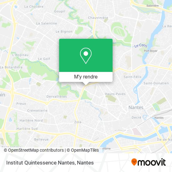 Institut Quintessence Nantes plan