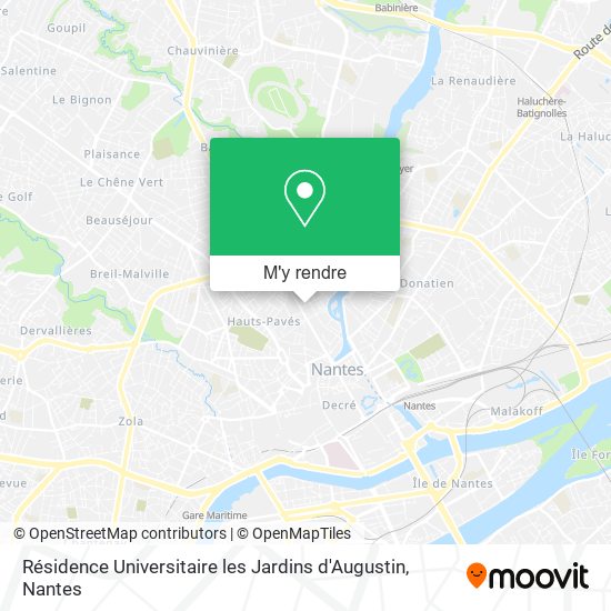 Résidence Universitaire les Jardins d'Augustin plan