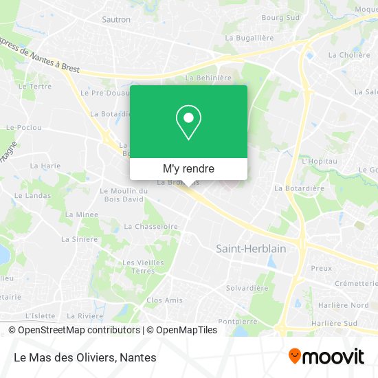Le Mas des Oliviers plan
