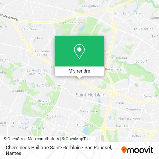 Cheminées Philippe Saint-Herblain - Sas Roussel plan