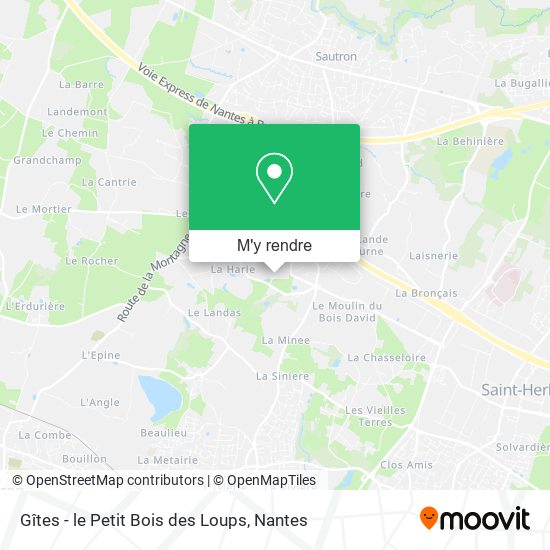Gîtes - le Petit Bois des Loups plan