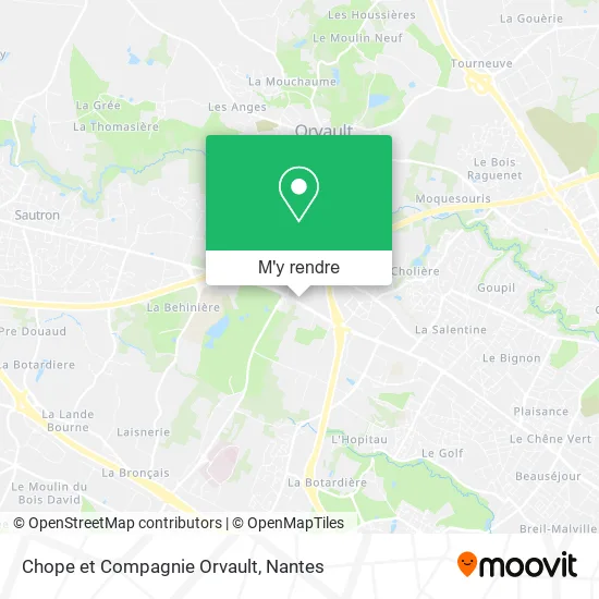 Chope et Compagnie Orvault plan