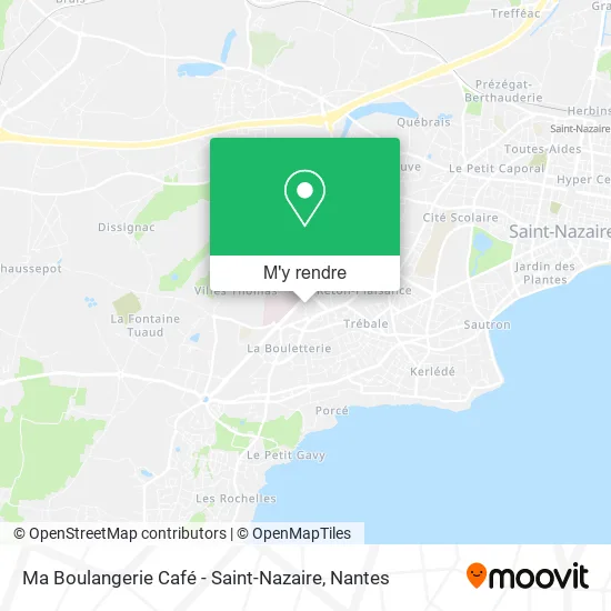 Ma Boulangerie Café - Saint-Nazaire plan