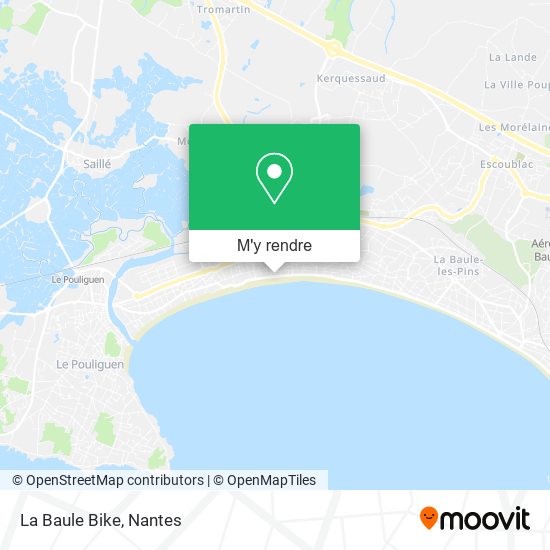 La Baule Bike plan
