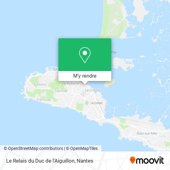Le Relais du Duc de l'Aiguillon plan