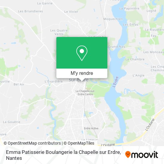 Emma Patisserie Boulangerie la Chapelle sur Erdre plan