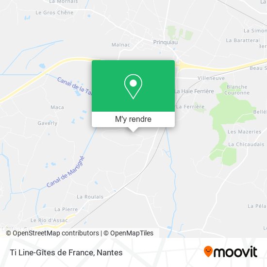Ti Line-Gîtes de France plan