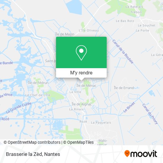 Brasserie la Zèd plan