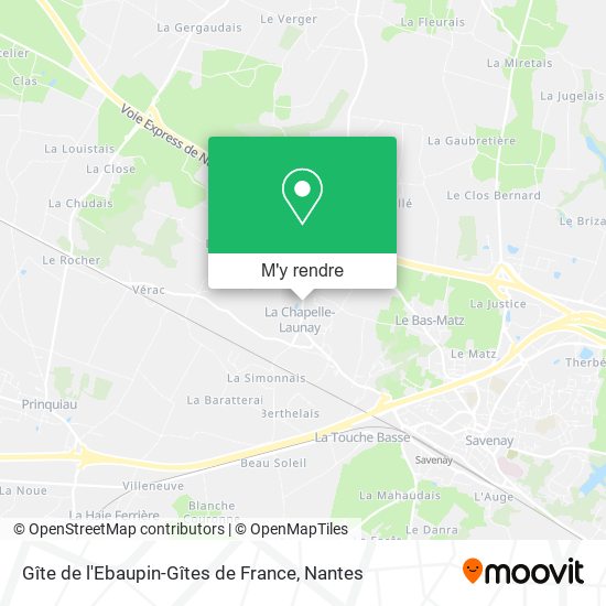 Gîte de l'Ebaupin-Gîtes de France plan