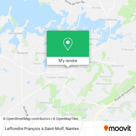 Leffondre François à Saint-Molf plan