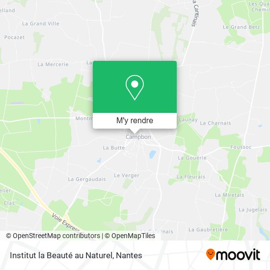 Institut la Beauté au Naturel plan