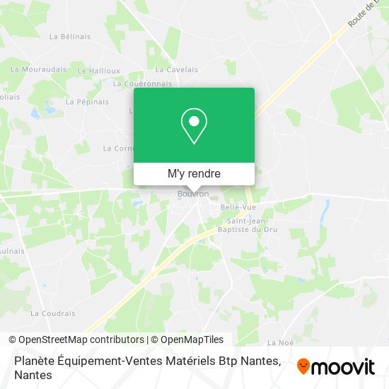 Planète Équipement-Ventes Matériels Btp Nantes plan