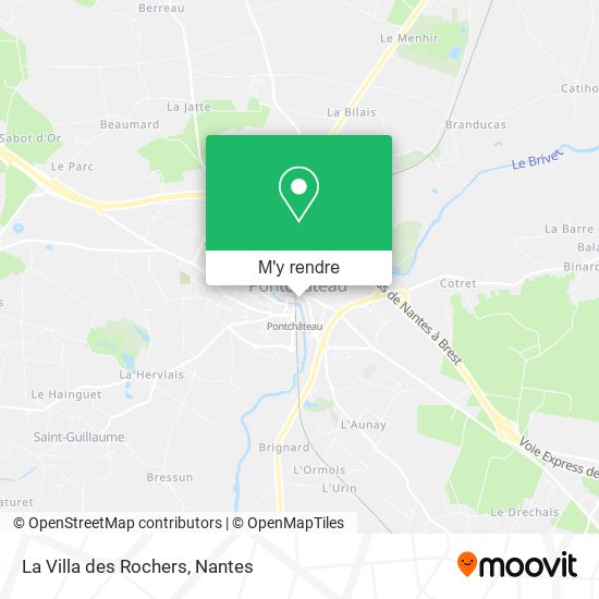 La Villa des Rochers plan