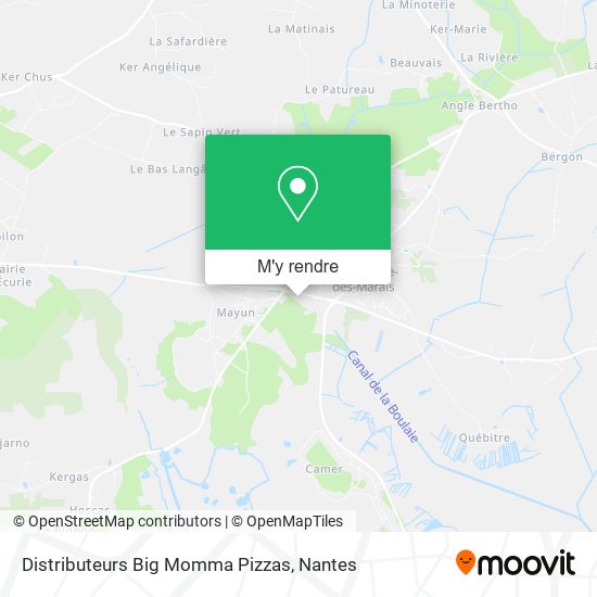 Distributeurs Big Momma Pizzas plan