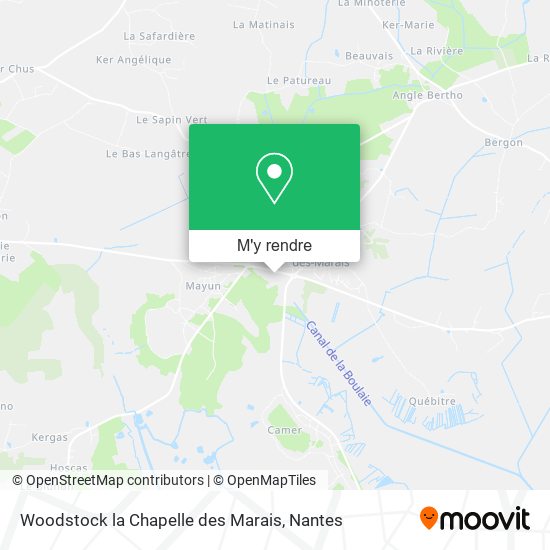 Woodstock la Chapelle des Marais plan