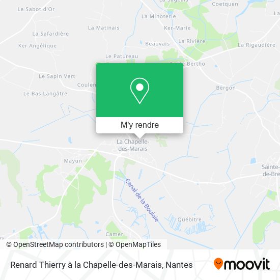 Renard Thierry à la Chapelle-des-Marais plan