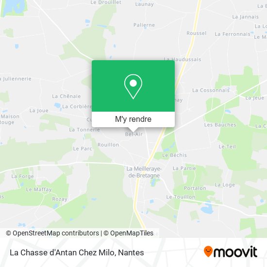 La Chasse d'Antan Chez Milo plan