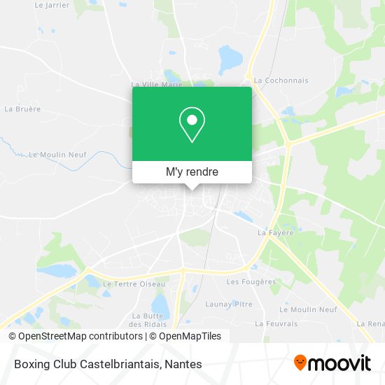 Boxing Club Castelbriantais plan