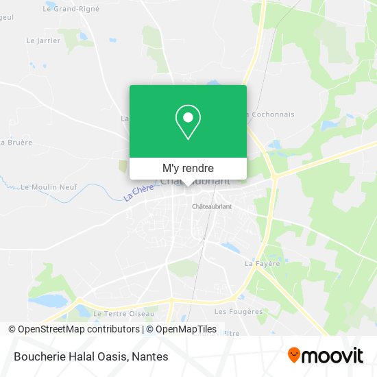 Boucherie Halal Oasis plan