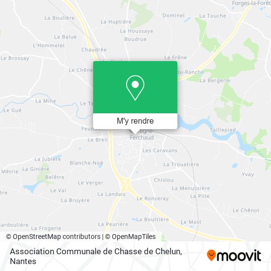 Association Communale de Chasse de Chelun plan