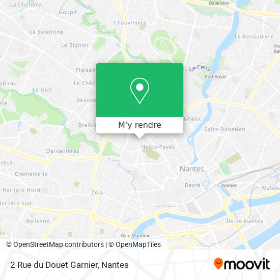 2 Rue du Douet Garnier plan